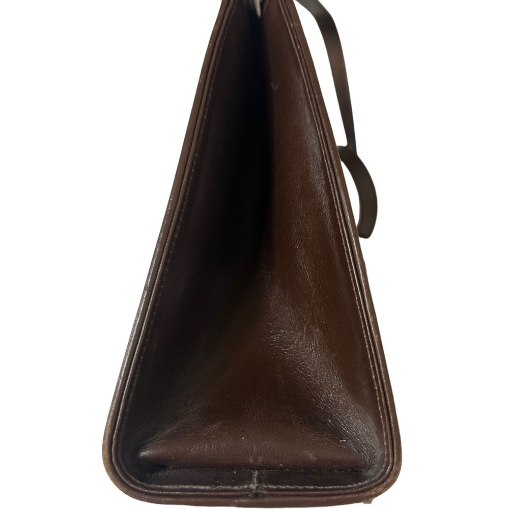 SALVATORE FERRAGAMO Vintage Brown Leather Shoulder Bag - Picture 2 of 14